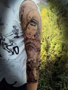 Tatuaje japonés Demon 